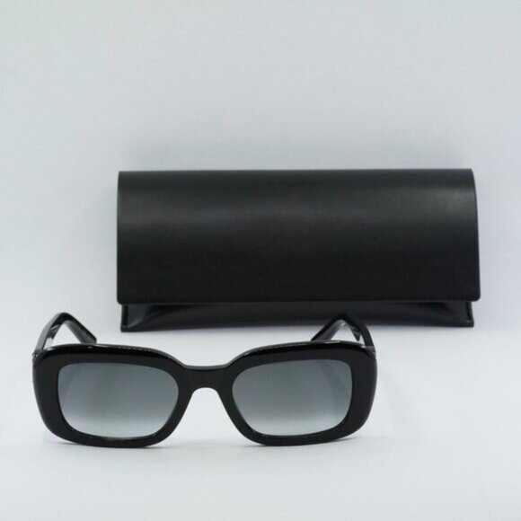 Final Price! Saint Laurent SLM130 002 Shiny Black Sunglasses - Picture 6 of 11